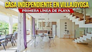 Casa independiente en Villajoyosa en primera línea de playa Paradiso | Inmobiliaria Alehria