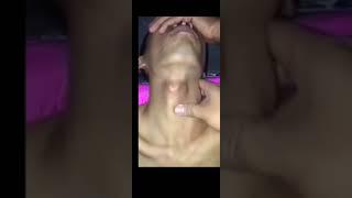 Twisting and squeeze my Adams apple