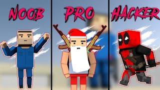 PRO vs NOOB vs HACKER - BLOCK STRİKE (who is the best?)