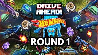 Drive Ahead! Hot Wheels Bot Tournament w/ Powerups (Round 1)