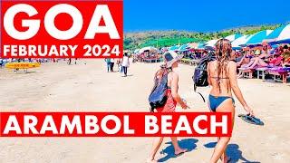 Arambol Beach - 2024 | Goa Vlog | Market, Shacks, Watersports |  Goa 2023 | Russian Beach |