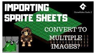 GameMaker Studio 2: Importing from Sprite Sheets