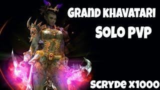 Solo Pvp Grand Khavatari (TYRANT)  - Scryde  x1000  Lineage 2