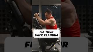 Avoid This 1 Key Back Training Mistake 