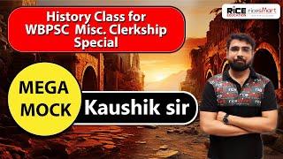 WBPSC Miscellaneous Clerkship Special History Class by Koushik Bhattacharya | RICE Education