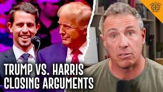 Chris Cuomo on the 2024 Closing Messages from Trump and Harris