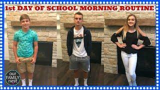 MORNING ROUTINE - FIRST DAY OF SCHOOL 2017