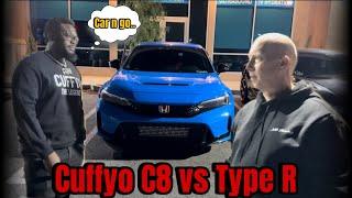Type R CHASES DOWN a C8 Corvette In The Streets Of Mexico!!️ #chevy #c8 #honda