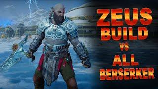 Zeus Armor vs All Berserker | Most Powerful Build | God Of War Ragnarok