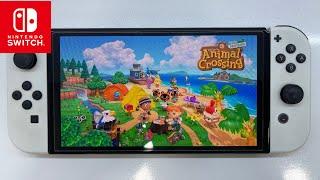 Animal Crossing Handheld Gameplay on Nintendo Switch Oled