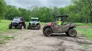 Pikes Offroad in Bowling Green Missouri. Before and after a thunderstorm. @thedirtygeneral7220