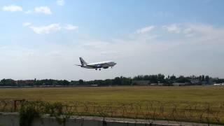 SCAT Airlines B737 Landing at Almaty Intl.