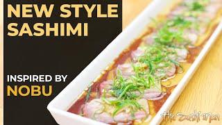 How to Make NEW STYLE SASHIMI - Hamachi Carpaccio with The Sushi Man