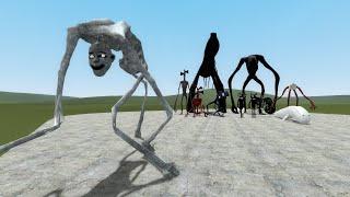 COUNTRY ROAD CREATURE VS TREVOR HENDERSON CREATURES!! Garry's Mod Sandbox