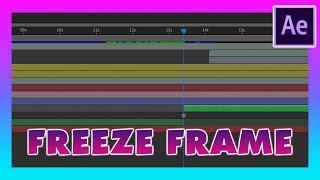 After Effects Tutorial: How to Freeze Frame Video