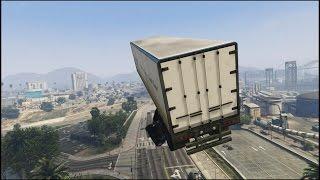 GTA 5 - Semi Truck Stunt Jump