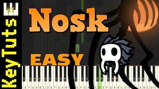 Nosk [Hollow Knight] - Easy Mode [Piano Tutorial] (Synthesia)