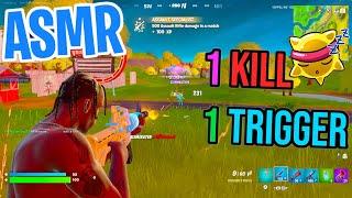 ASMR Gaming  Fortnite 1 Kill = 1 Trigger Relaxing Mouth Sounds  Controller Sounds + Whispering 