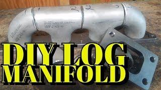 DIY 4G63 TURBO LOG MANIFOLD! used $100 fluxcore 110v harbor freight welder