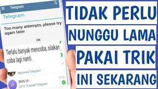 How to Overcome Telegram Too Many Tried