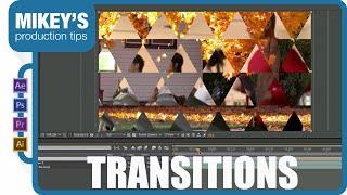 Shape layer transition after effects tutorial