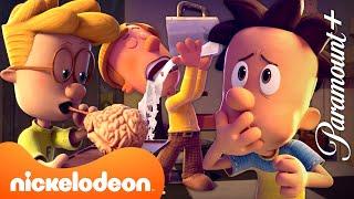 Big Nate's Gross Food Marathon For 15 MINUTES!  | Nicktoons