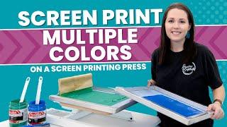 3 Ways to Screen Print Multi-Color Designs on a Press using Vinyl