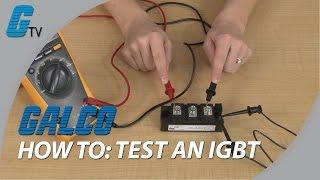 How to test an IGBT with a Multimeter