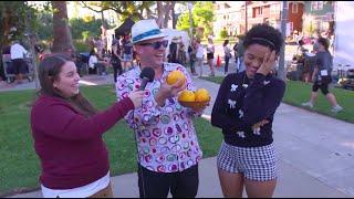 NEIGHBORS 2 SET VISIT Interview Beanie Feldstein + Kiersey Clemons