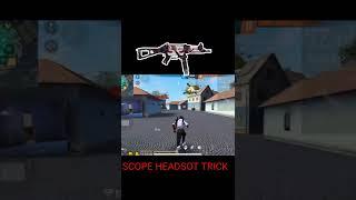 Ump Secret Headshot Trick Ump In Scope Auto Headshot Trick| @BLOODY ST@R YT #shorts #freefire