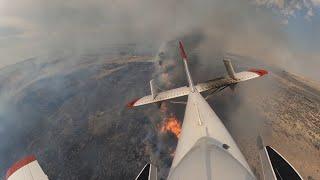 Aerial Firefighting, FireBosses Drop 36k gallons on Fire in Light Fuels in Washington State