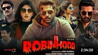 Robinhood 2024 Full Movie Hindi Dubbed Latest South Update | Nithin New Movie | Sreeleela | Romantic