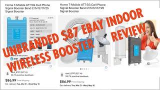 Unbranded EBay Home T-Moible ATT 5G Cell Phone Signal Booster Band 2/5/12/17/25 - REVIEW 