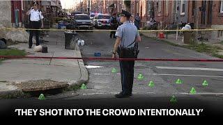 7 people shot on North Philly street