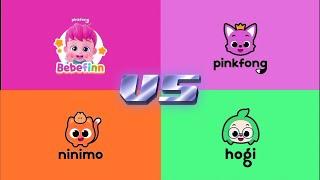 Bebefinn vs Pinkfong vs Ninimo vs Hogi Logo Intro SPEED SLOW REVERSE Best Awesome Effects 2023 *NEW*