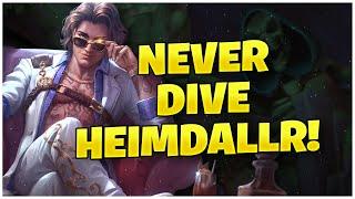 NEVER DIVE HEIMDALLR! S11 SMITE RANKED