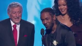 Kendrick Lamar & Rihanna Acceptance Speech At Grammys