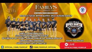 LiveStream FamilysGroup Edisi Happy Milad 13 Thn BPPKB DPAC GunungSindur Sabtu26 Oktober 2024|MALAM)