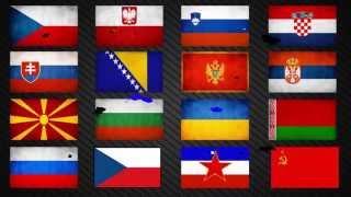 Anthems of Slavic countries - Hymny slovanských štátov | HQ