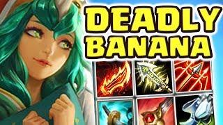 NEW PAJAMA GUARDIAN SORAKA JUNGLE (25 kilIs) | RAGEBLADE CRIT BANANAS!!