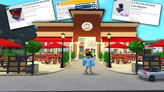 NEW BLOXBURG BLOX BURGER UPDATE... NEW JOB SYSTEM, BUILDING, FOODS AND MORE!