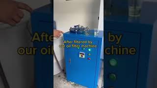 Professional waste industrial oil filter machine