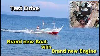 TEST DRIVE / Brand new Boat with Brand new Engine | KABANTAY