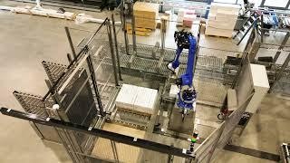 BK Automation Robot Palletizer Boxes