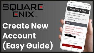 How to Create Square Enix Account - Square Enix Account Registration !