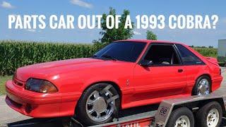 Membuat mobil onderdil dari Mustang Cobra 5.0 SVT 1993 ini - Total Loss pada jarak tempuh 49 ribu...