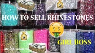HOW TO START A BUSINESS SELLING RHINESTONES- VENDORS LIST -BUYING FROM ALIBABA