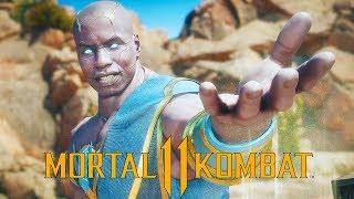 Mortal Kombat 11 Geras Gameplay vs Scorpion and Raiden