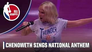 Kristin Chenoweth performs the Star-Spangled Banner ahead of Pacers-Thunder Game 7  | NBA Finals
