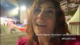 L'actriu, directora i productora Janine Piguet per a FILMETS